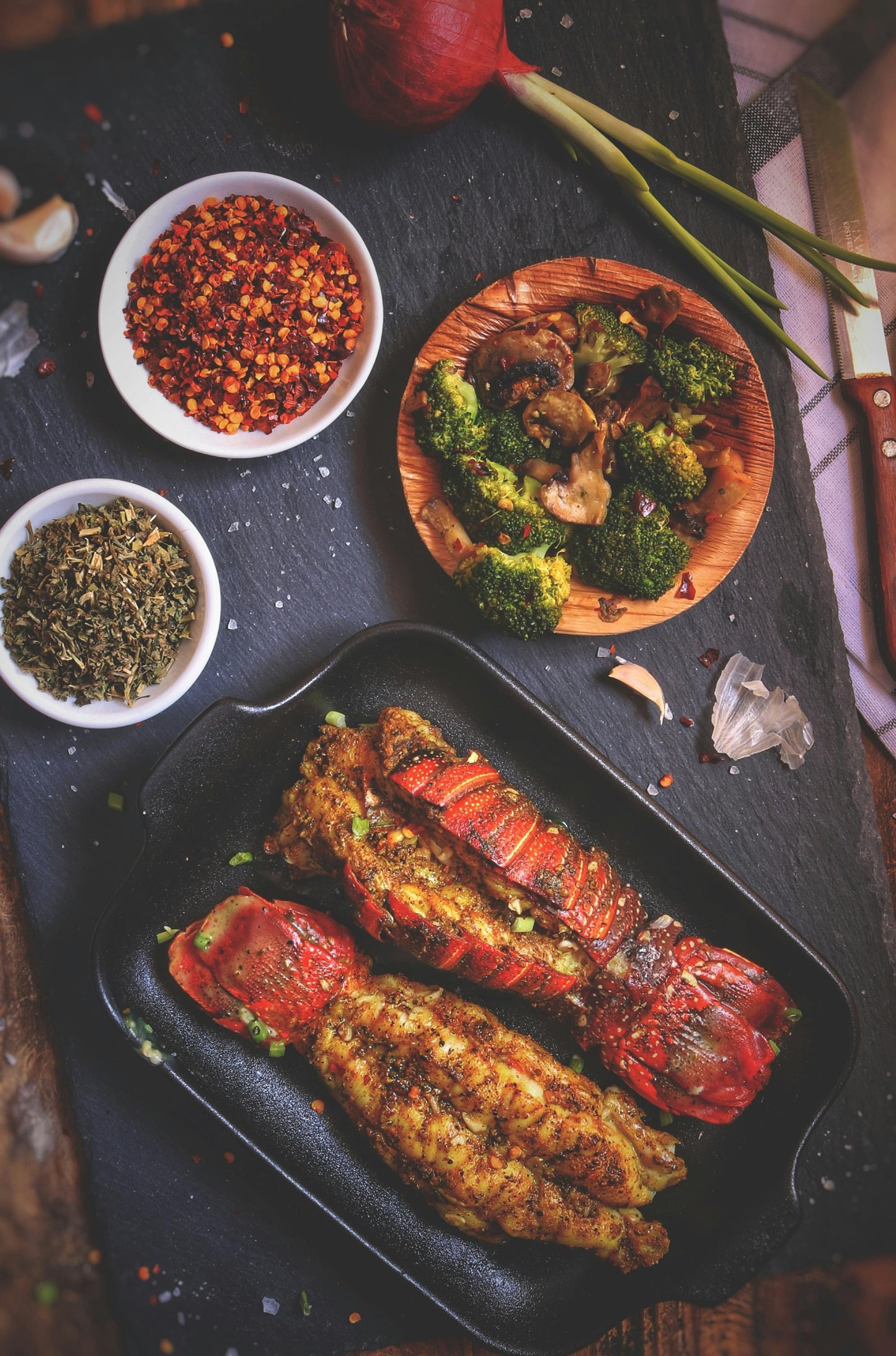Lobster Tail & Shrimp Bundle | 8oz Wild Caught + FREE Argentine Red Shrimp
