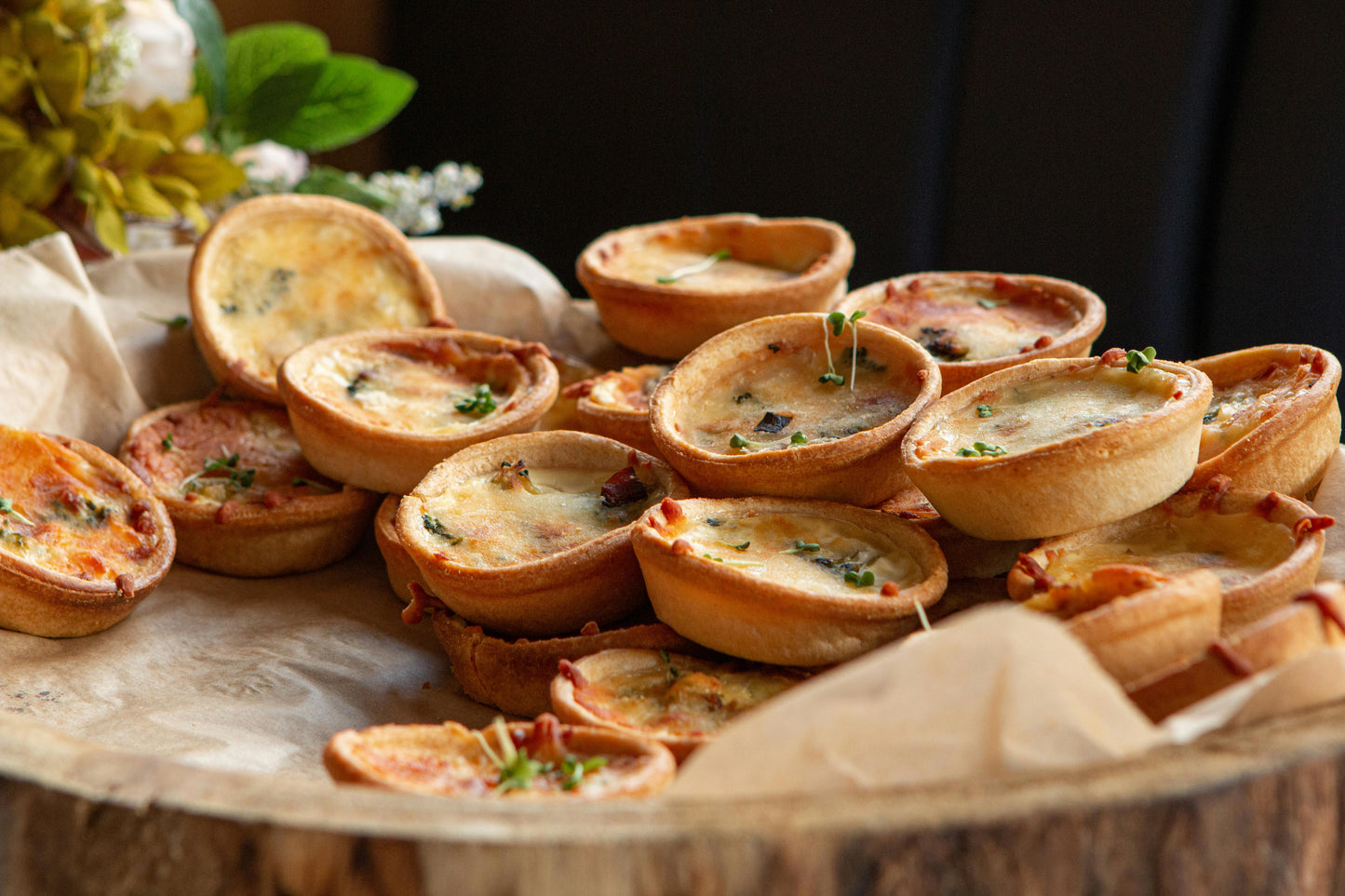 Assorted Mini Quiche  100 count